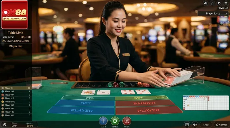 AG Live Casino Là Gì? Các Trò Chơi Dễ Hiểu Nhất Cho Tân Thủ