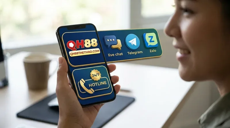Các Kênh **Liên Hệ** CSKH **QH88** Nhanh Nhất Cho Tân Thủ