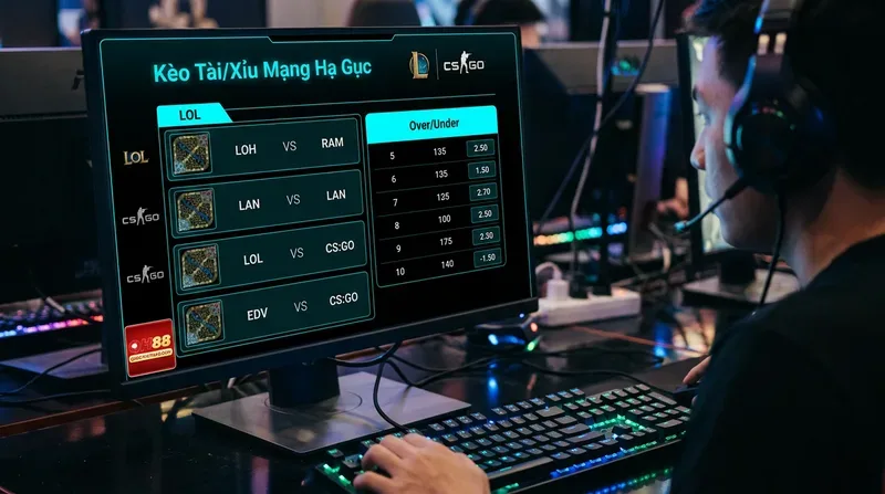 Kèo tổng mạng hạ gục Esports là gì? Giải thích cho Newbie