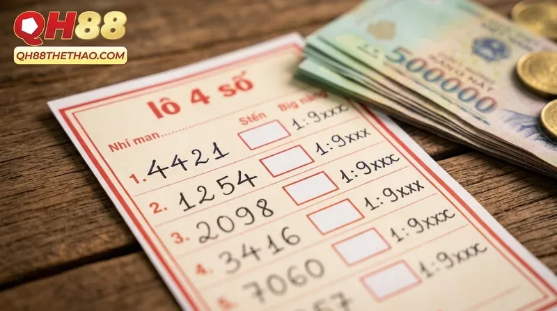 Lô 4 số là gì? Lô 4 số ăn bao nhiêu tiền?