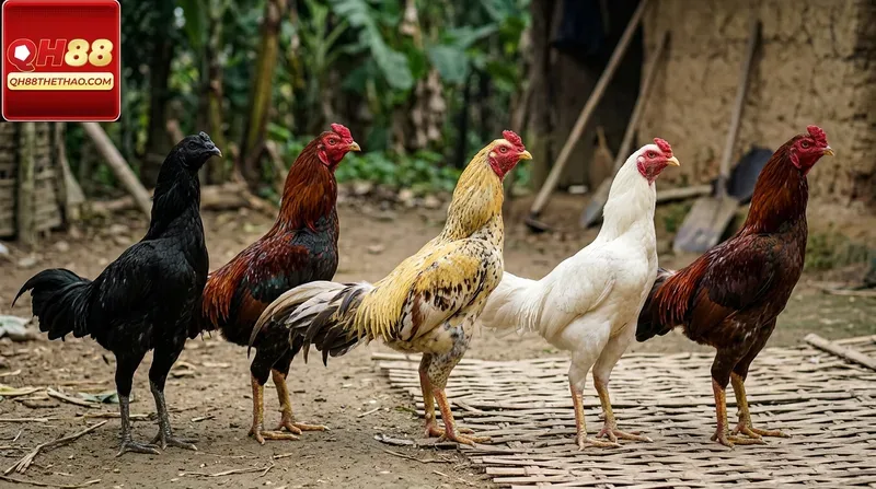 Nhận biết các màu lông gà nòi cơ bản cho người mới