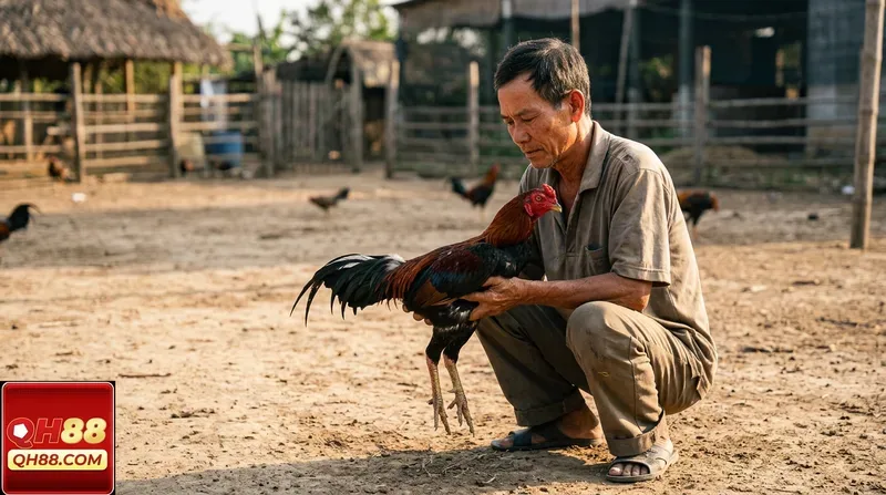 Tầm quan trọng của các thế đá của gà chọi căn bản