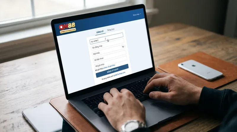 Các bước QH88 đăng ký và QH88 đăng nhập cho người mới