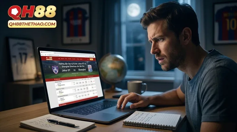 Hướng dẫn đọc tỷ lệ kèo Johor DT vs Shanghai Shenhua cho tân thủ