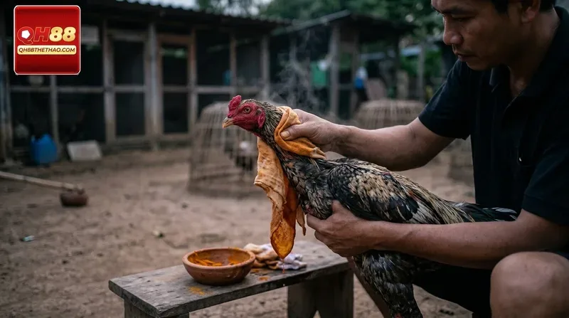 Cách huấn luyện và bảo vệ các huyệt đạo của gà chọi