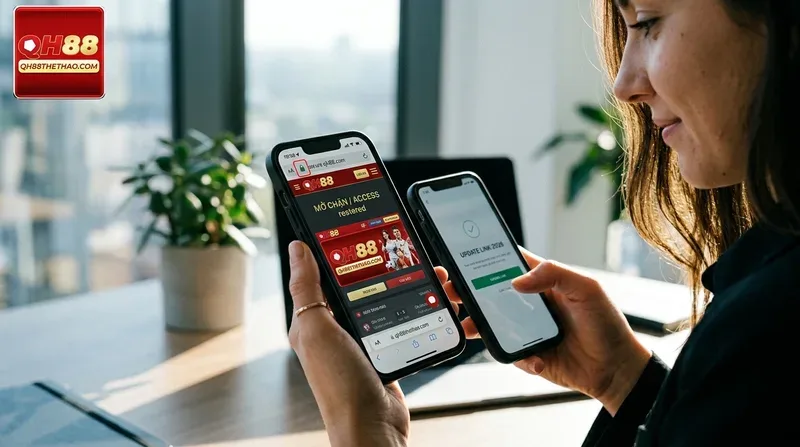 Cách xử lý khi QH88 bị chặn: Cập nhật QH88 link mới nhất