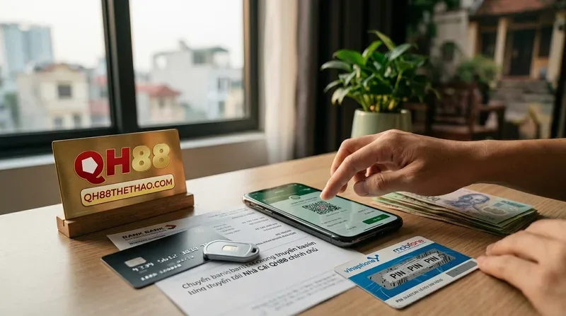Hướng dẫn nạp tiền QH88 chi tiết từng phương thức