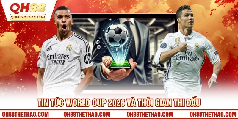 Tin tức World Cup 2026 và thời gian thi đấu