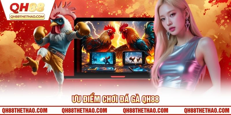 Ưu điểm chơi đá gà QH88